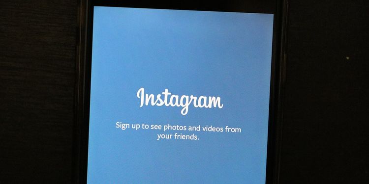 Photo of Instagram login screen in dark