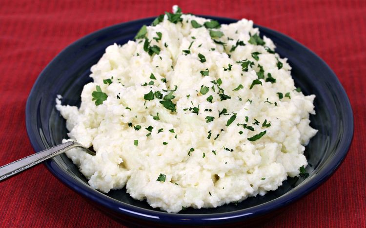 Photo of mashed cauliflower