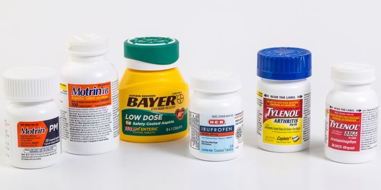 Photo of different brand of drugs that may cause leaky gut