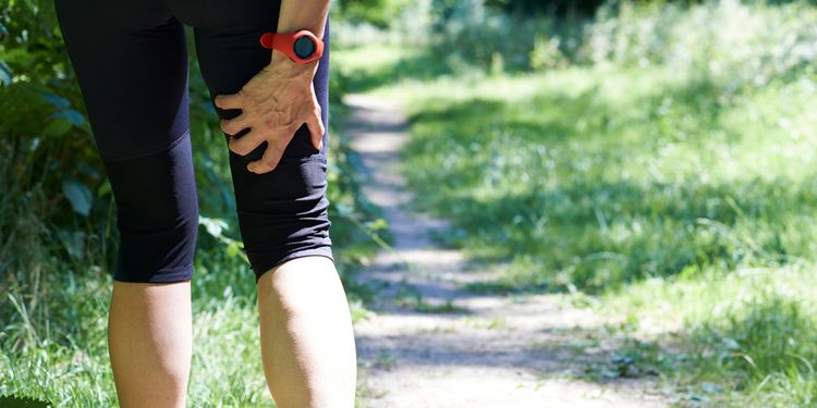 Photo of Woman With Sports Injury Sustained Whilst Jogging