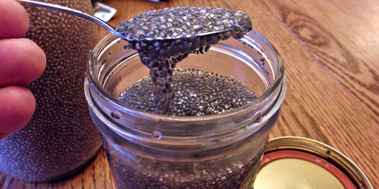 Photo of chia seed gel