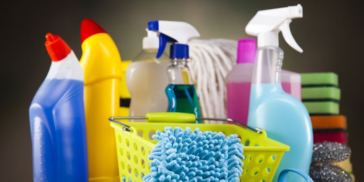 Photo of toxic cleaning products