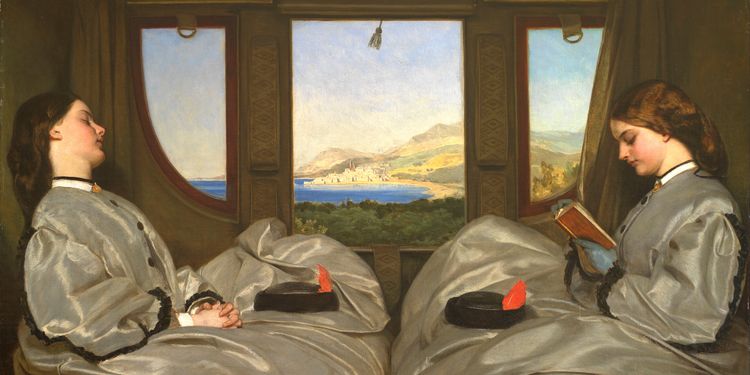 Painting: Travelling Companions By Augustus Leopold Egg