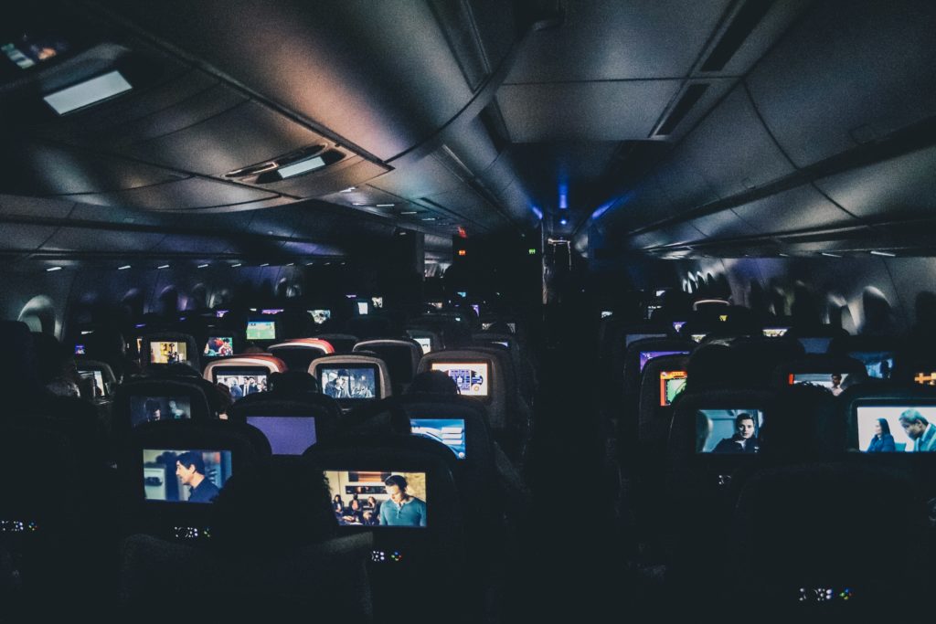 movies on airplane