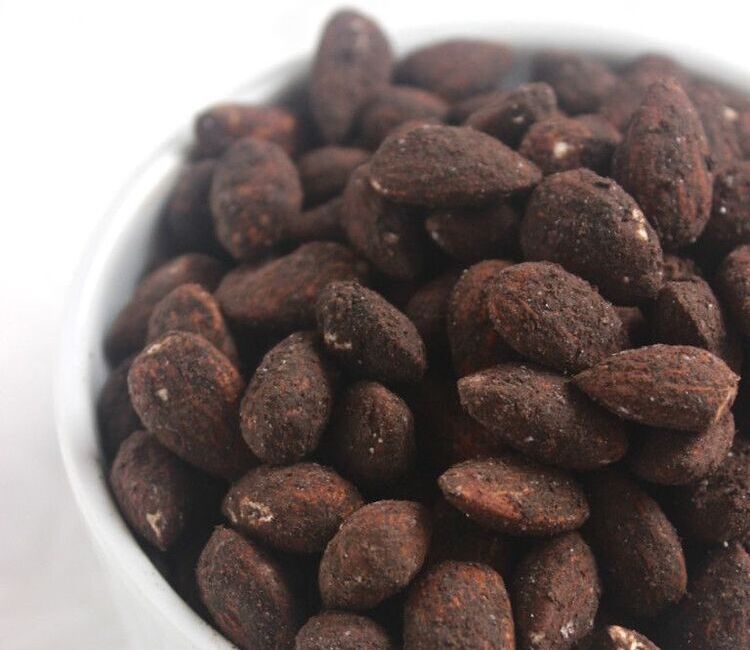 dark chocolate almonds