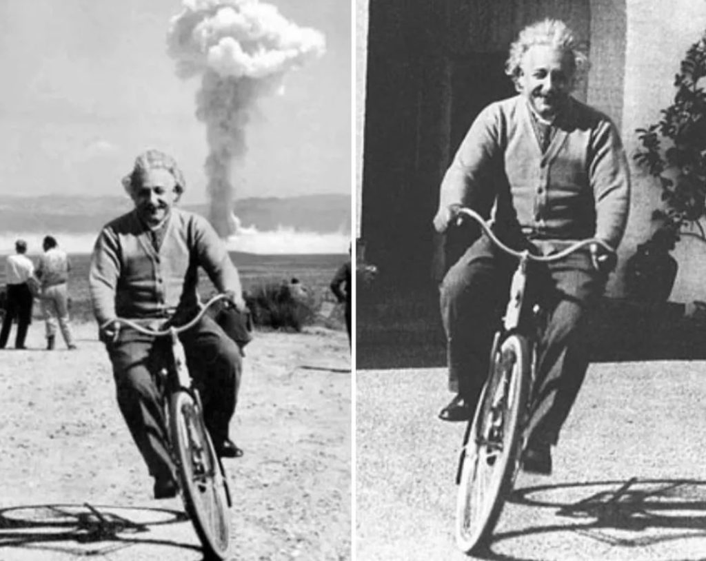 einstein biking