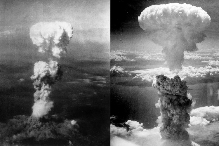 Atomic bombs on Hiroshima and Nagasaki