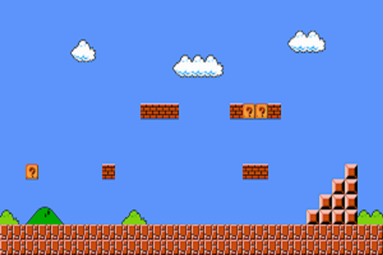 super mario version for World 1-1